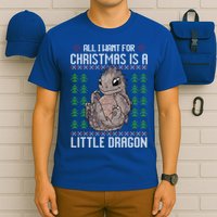 All I Want For Christmas Is A Dragon Ugly Xmas Sweater Gift T-Shirt