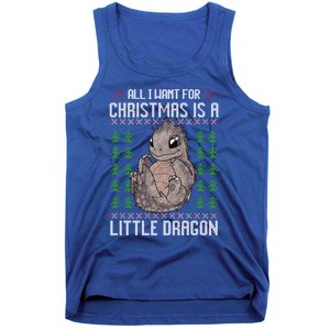 All I Want For Christmas Is A Dragon Ugly Xmas Sweater Gift Tank Top