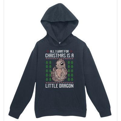 All I Want For Christmas Is A Dragon Ugly Xmas Sweater Gift Urban Pullover Hoodie