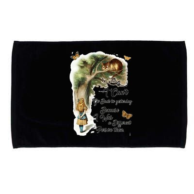 Alice In Wonderland Quote Microfiber Hand Towel