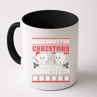 All I Want For Christmas Is My Two Front Teeth Ugly Sweater Gift Mug