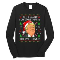 All I Want For Christmas Is Trump Back 2024 Long Sleeve Shirt