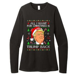 All I Want For Christmas Is Trump Back 2024 Womens CVC Long Sleeve Shirt