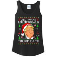 All I Want For Christmas Is Trump Back 2024 Ladies Essential Tank