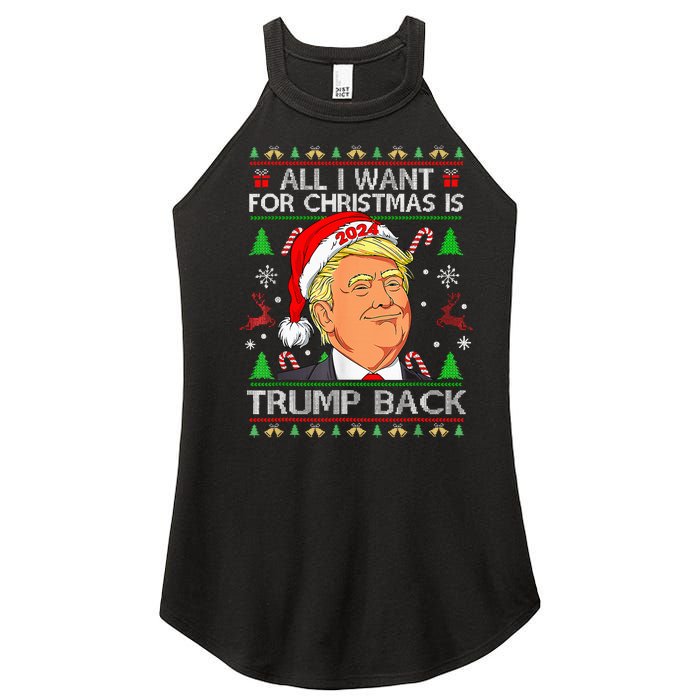 All I Want For Christmas Is Trump Back 2024 Women's Perfect Tri Rocker Tank