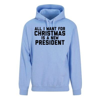 All I Want For Christmas Is A New President Gift Unisex Surf Hoodie