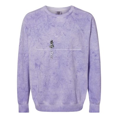 Alice In Wonderland Starry Night Colorblast Crewneck Sweatshirt