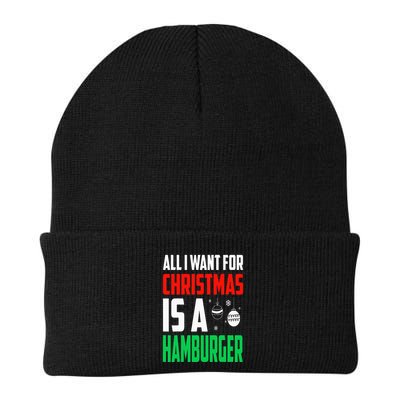 All I Want For Christmas Is A Hamburger Xmas Fast Food Beanie