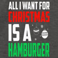 All I Want For Christmas Is A Hamburger Xmas Fast Food Vector Backpack