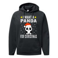 All I Want For Christmas Is More Pandas Christmas Performance Fleece Hoodie