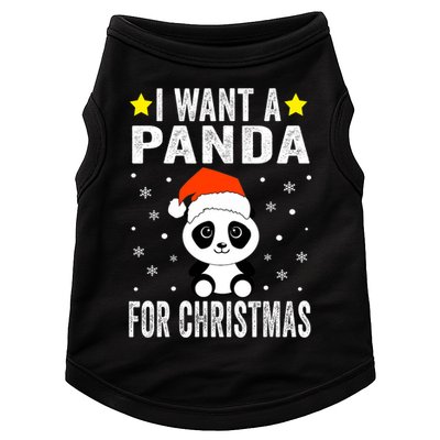 All I Want For Christmas Is More Pandas Christmas Doggie Tank