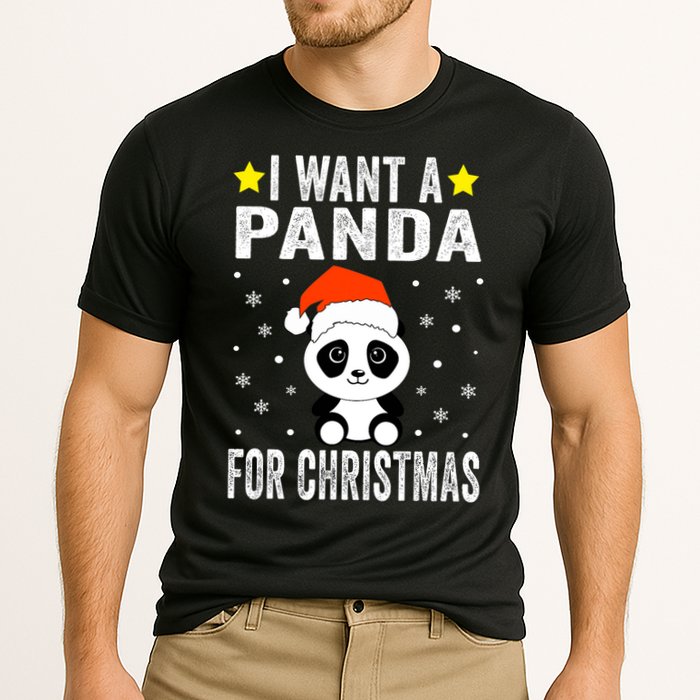 All I Want For Christmas Is More Pandas Christmas Performance Shirt