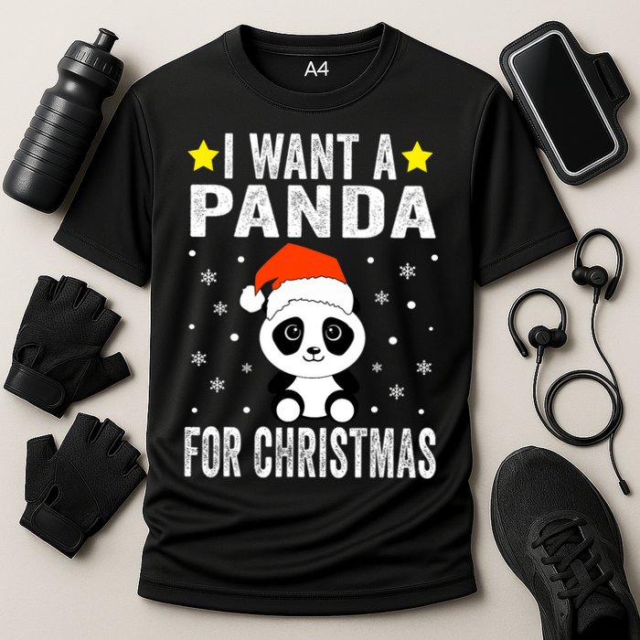All I Want For Christmas Is More Pandas Christmas Performance Shirt