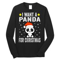 All I Want For Christmas Is More Pandas Christmas Long Sleeve Shirt