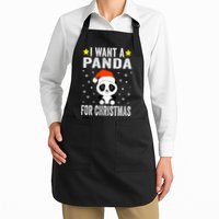 All I Want For Christmas Is More Pandas Christmas Apron