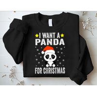 All I Want For Christmas Is More Pandas Christmas Sweatshirt