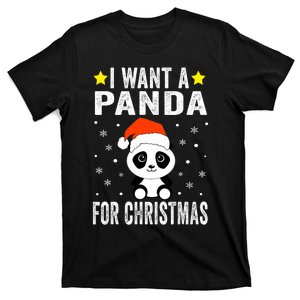 All I Want For Christmas Is More Pandas Christmas T-Shirt