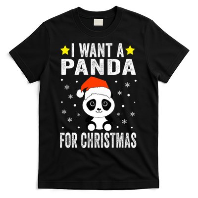 All I Want For Christmas Is More Pandas Christmas T-Shirt