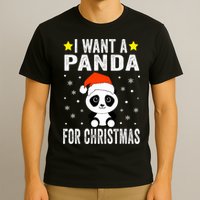 All I Want For Christmas Is More Pandas Christmas T-Shirt