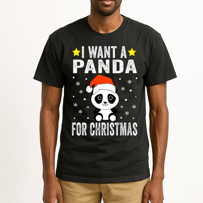 All I Want For Christmas Is More Pandas Christmas Tall T-Shirt