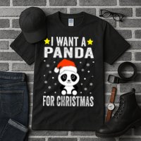 All I Want For Christmas Is More Pandas Christmas Tall T-Shirt