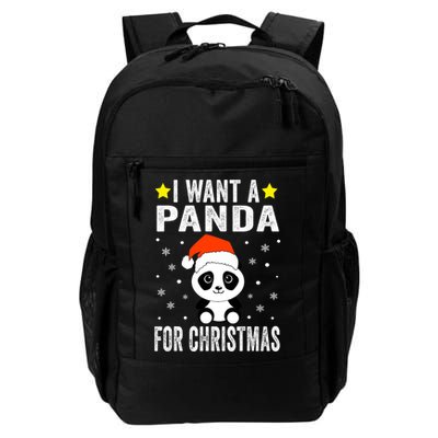 All I Want For Christmas Is More Pandas Christmas Backpack