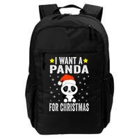 All I Want For Christmas Is More Pandas Christmas Backpack
