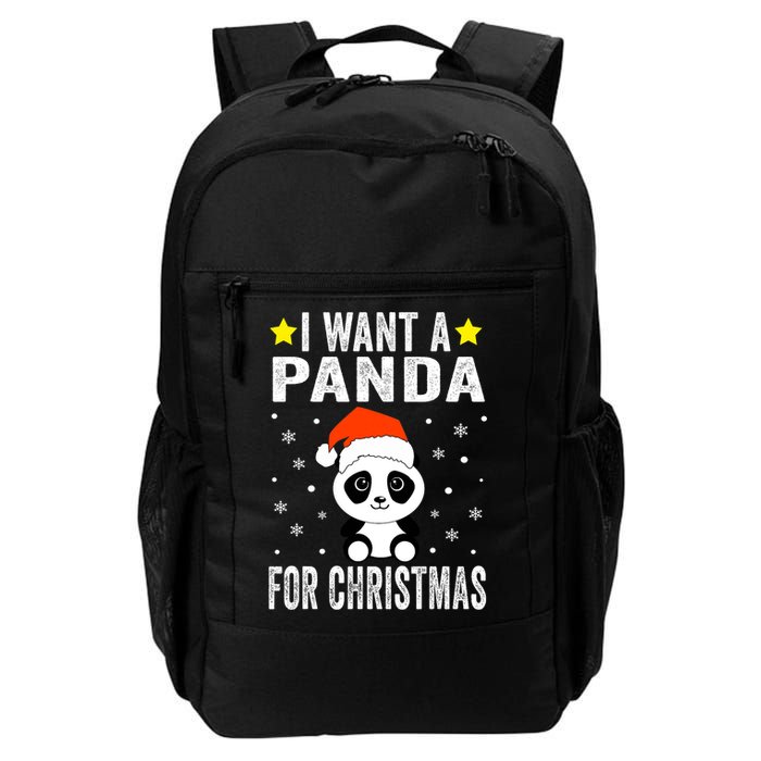 All I Want For Christmas Is More Pandas Christmas Backpack