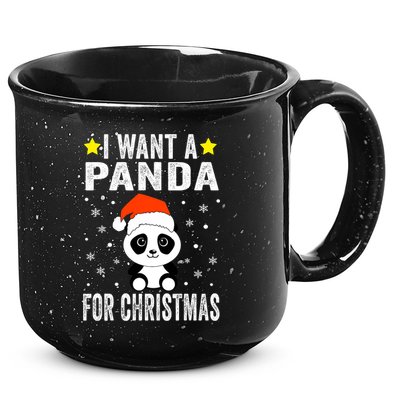 All I Want For Christmas Is More Pandas Christmas 15oz Campfire Ceramic Mug