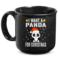 All I Want For Christmas Is More Pandas Christmas 15oz Campfire Ceramic Mug