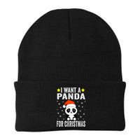 All I Want For Christmas Is More Pandas Christmas Beanie