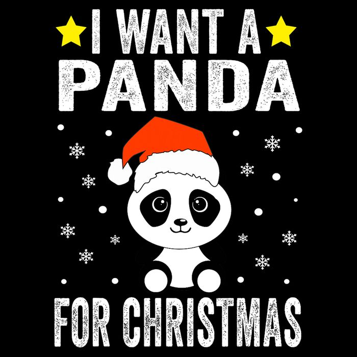 All I Want For Christmas Is More Pandas Christmas Drawstring Bag