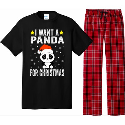 All I Want For Christmas Is More Pandas Christmas Pajama Set