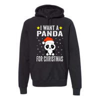 All I Want For Christmas Is More Pandas Christmas Premium Hoodie