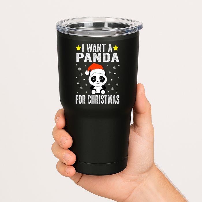 All I Want For Christmas Is More Pandas Christmas Tumbler