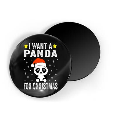 All I Want For Christmas Is More Pandas Christmas Magnet