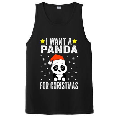 All I Want For Christmas Is More Pandas Christmas PosiCharge Competitor Tank