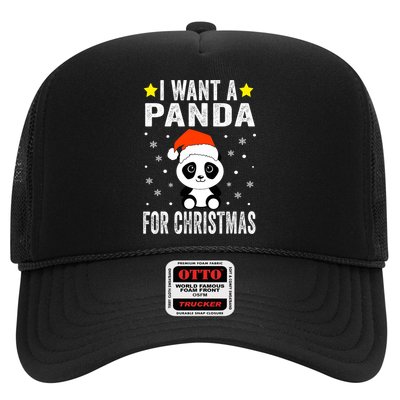 All I Want For Christmas Is More Pandas Christmas Trucker Hat