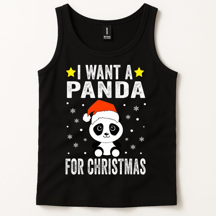 All I Want For Christmas Is More Pandas Christmas Tank Top