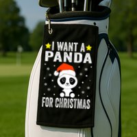 All I Want For Christmas Is More Pandas Christmas Golf Towel