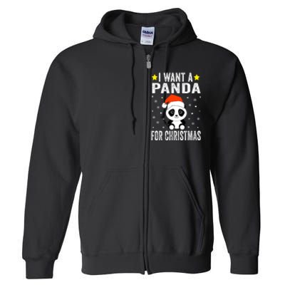 All I Want For Christmas Is More Pandas Christmas Full Zip Hoodie