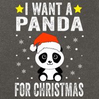 All I Want For Christmas Is More Pandas Christmas Cotton Canvas Backpack