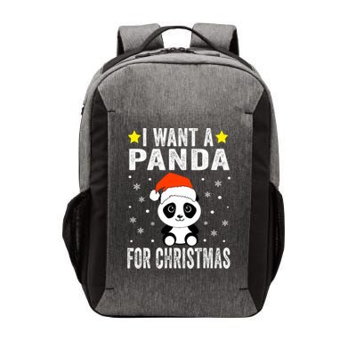 All I Want For Christmas Is More Pandas Christmas Vector Backpack