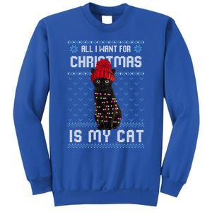 All I Want For Christmas Is My Cat Ugly Christmas Sweater Funny Gift Sweatshirt