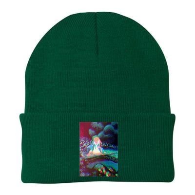 Alice In Wonderland Trippy Knit Cap Winter Beanie