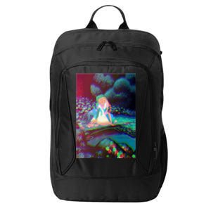 Alice In Wonderland Trippy City Backpack