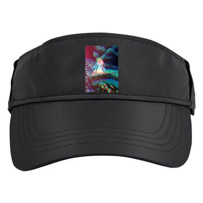 Alice In Wonderland Trippy Adult Drive Performance Visor