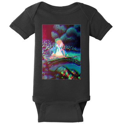 Alice In Wonderland Trippy Baby Bodysuit