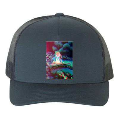 Alice In Wonderland Trippy Yupoong Adult 5-Panel Trucker Hat