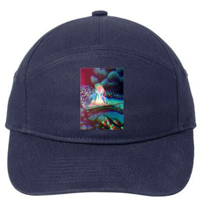 Alice In Wonderland Trippy 7-Panel Snapback Hat